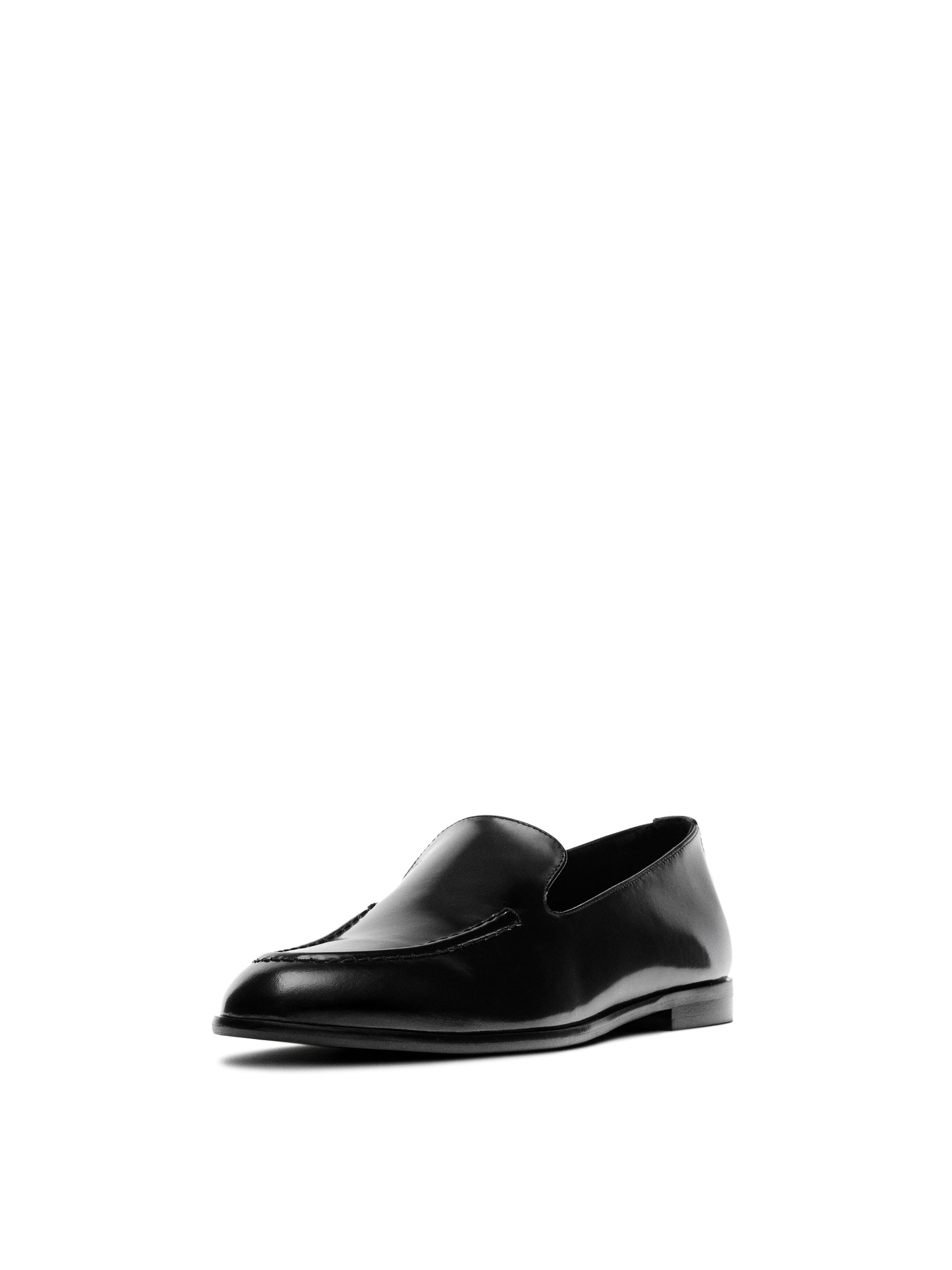 Formal leather loafers
